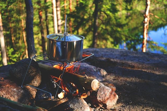 ustensile cuisson camping